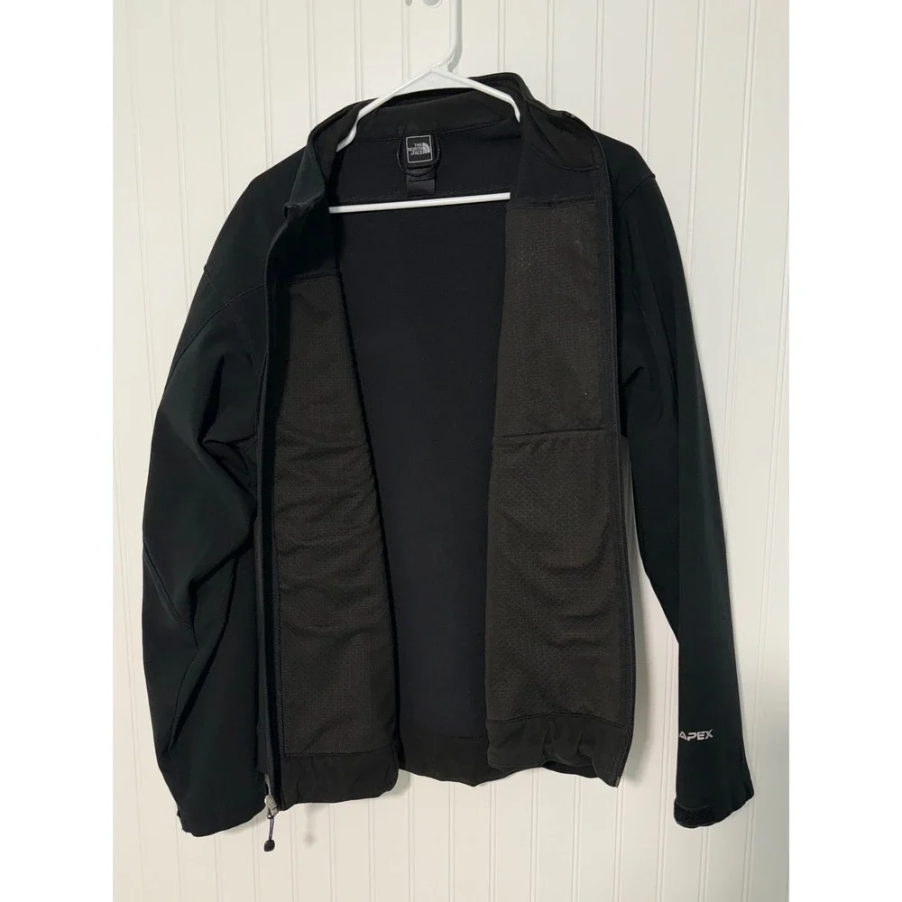The North Face Apex Softshell Jacket Full Zip Black‎ Mens Large